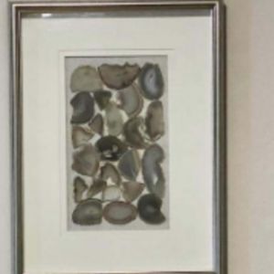 Agate Framed Shadowbox hanging wall decor